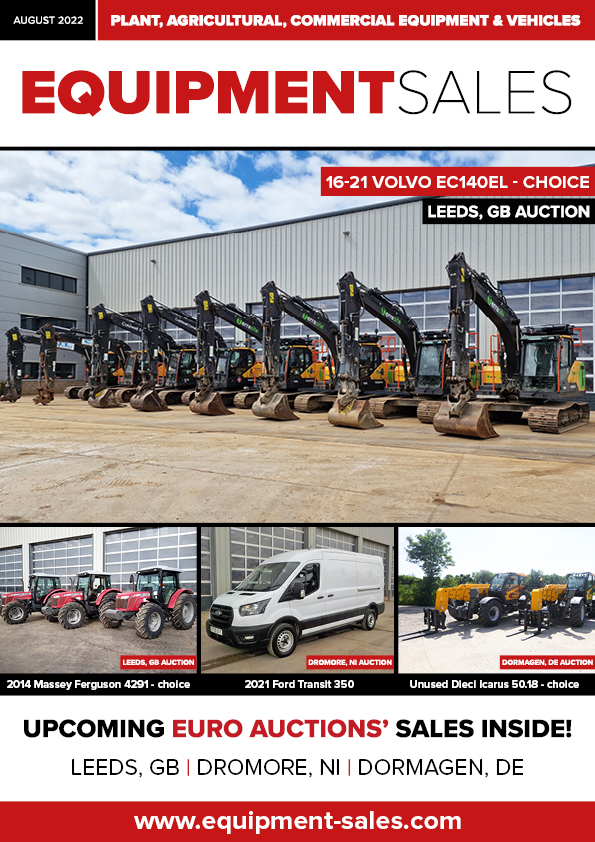 Equipment Sales Magazine Front Cover August 2022