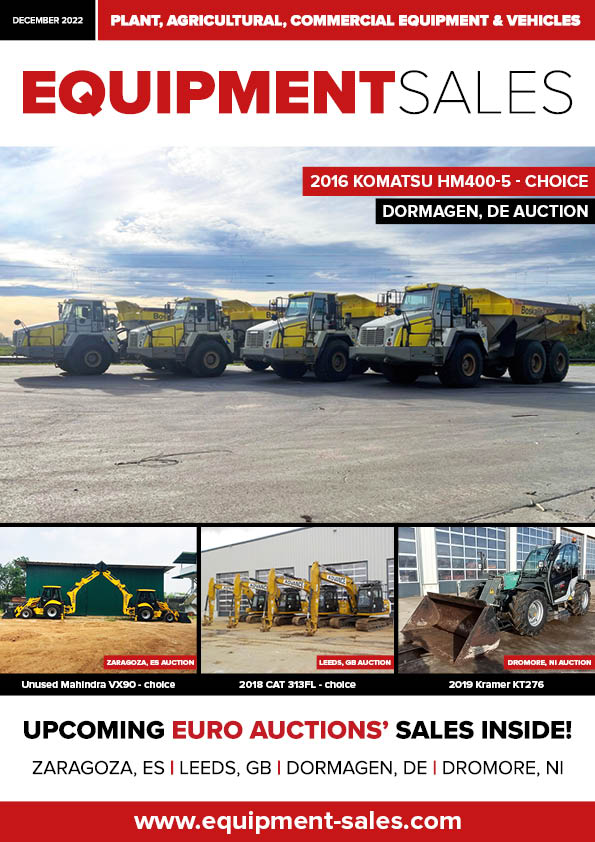 Equipment Sales Magazine Front Cover December 2022