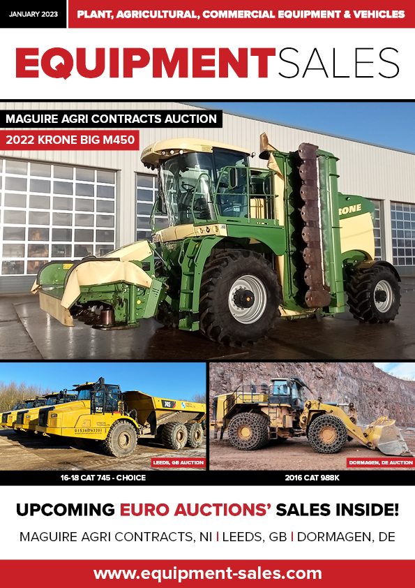 Equipment Sales Magazine Front Cover January 2023